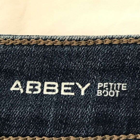 DL1961 Abbey Bootcut Flare Jeans Women 30 Blue Mid Rise Medium Wash Stretch - Picture 4 of 12